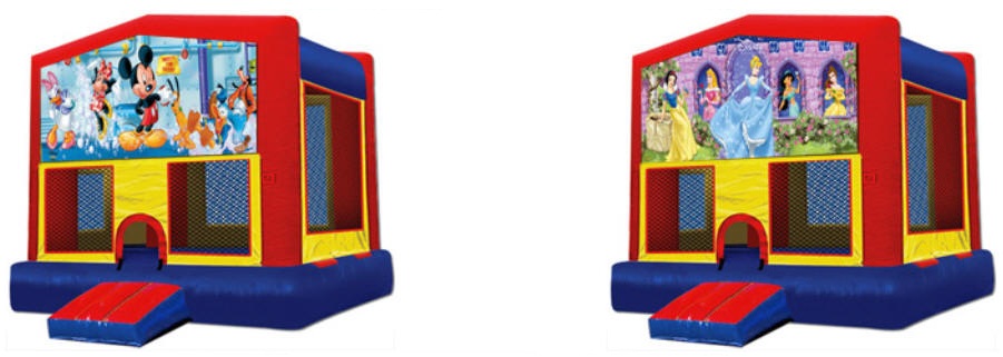 Kids parties feel more lively and festive with inflaatble moonwalks for rent at their party in Jay, ME
