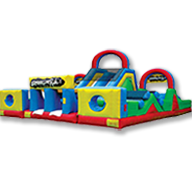 Your upcoming birthday party will be filled with many laughs and obstacle course splash when you have an inflatable obstacle course rental at your kids birthday party.  in Scipio